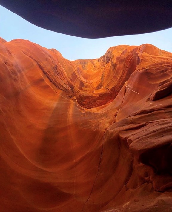 Moonshine Wash slot canyon