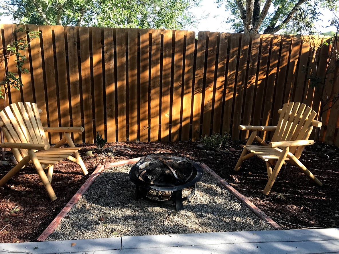 Lodge campfire