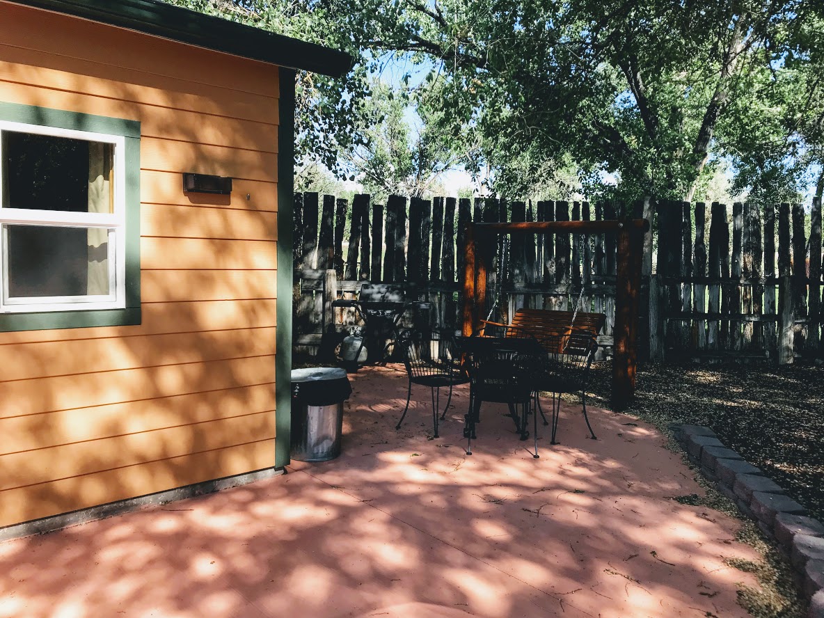 Lodge patio