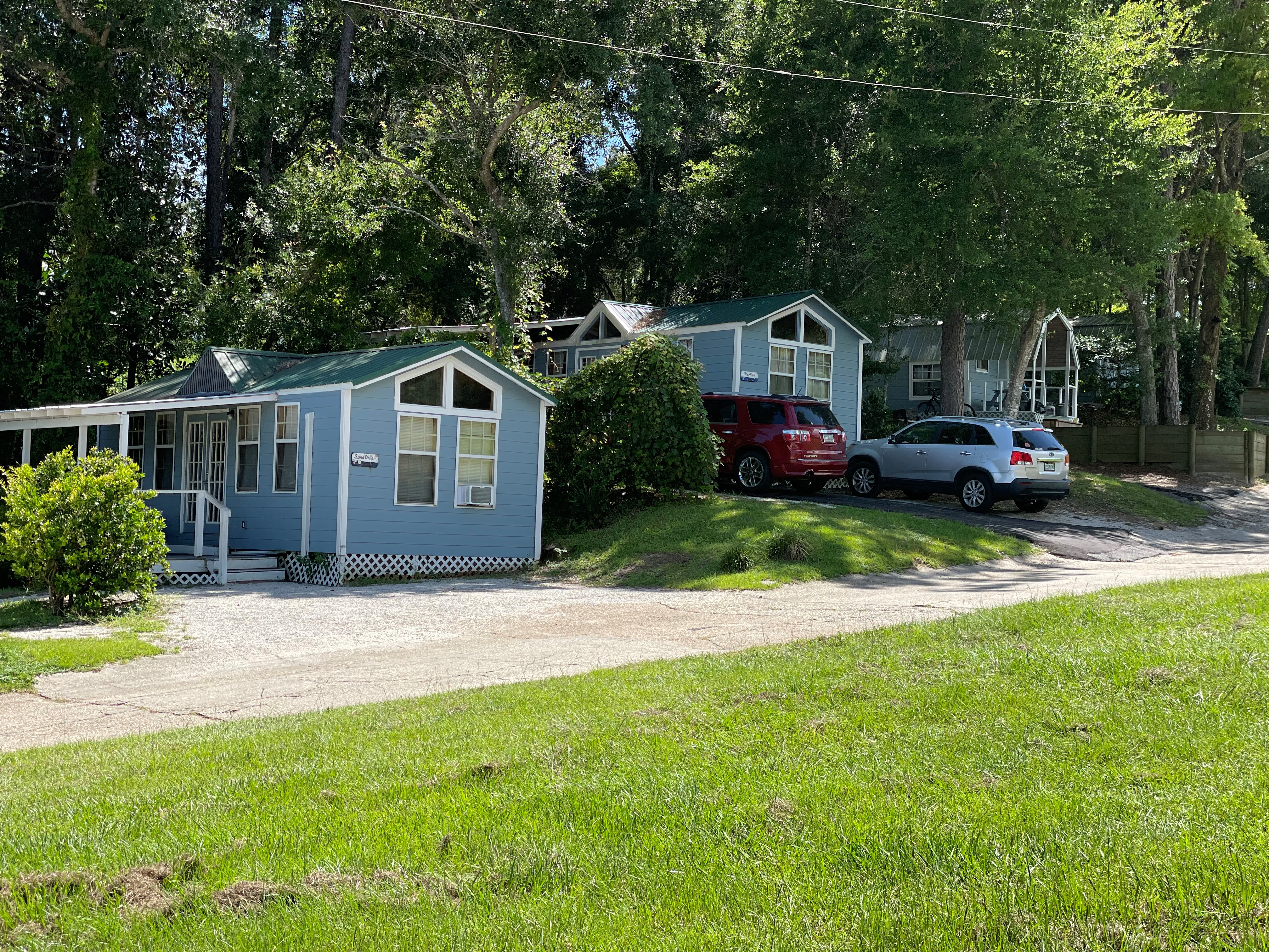 Hillside cabins