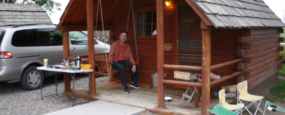 No RV, No Problem!  Stay in our cozy one room cabin.
