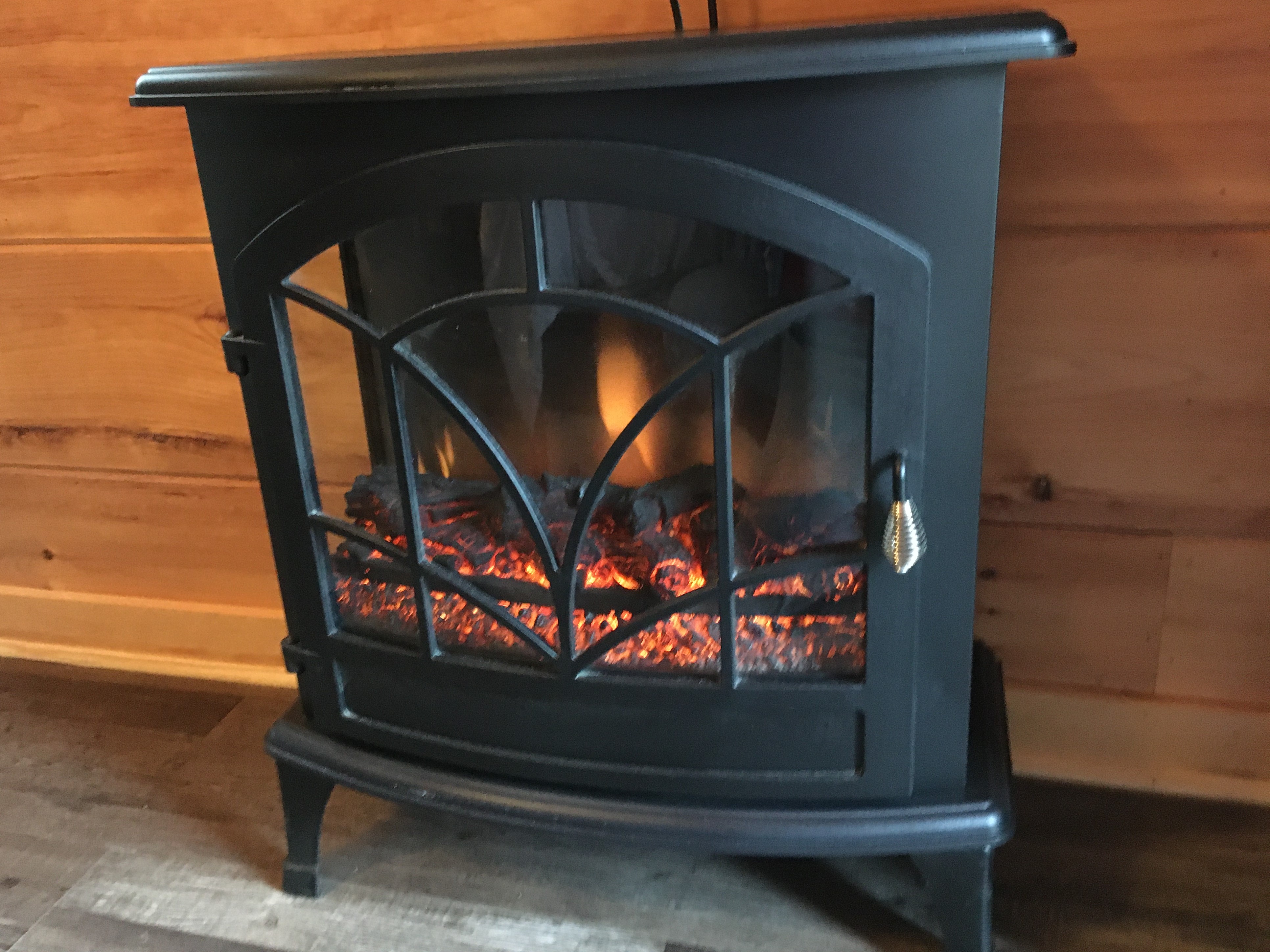 bear fireplace