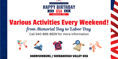 Various Activities All Summer!