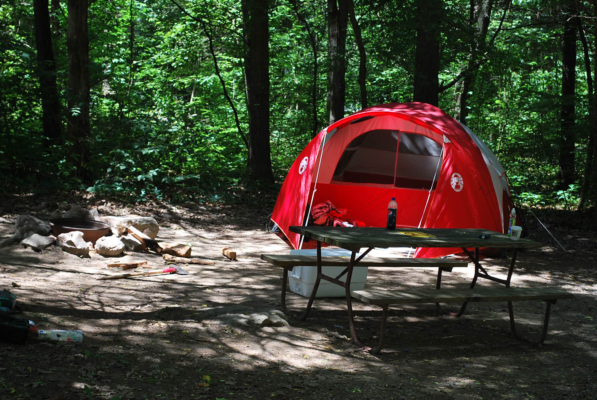 Tent site