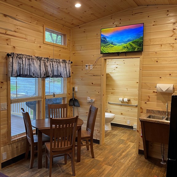 Deer lodge dining area
