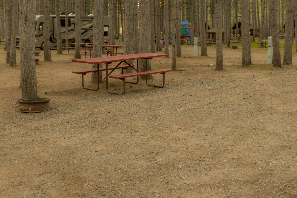 Our beautiful, clean RV sites accommodate every type of camper.  Back-ins, pull-throughs, full hookups or water/electric.  All are family ready with picnic tables, fire rings and the north-woods setting.  Choose your site today!