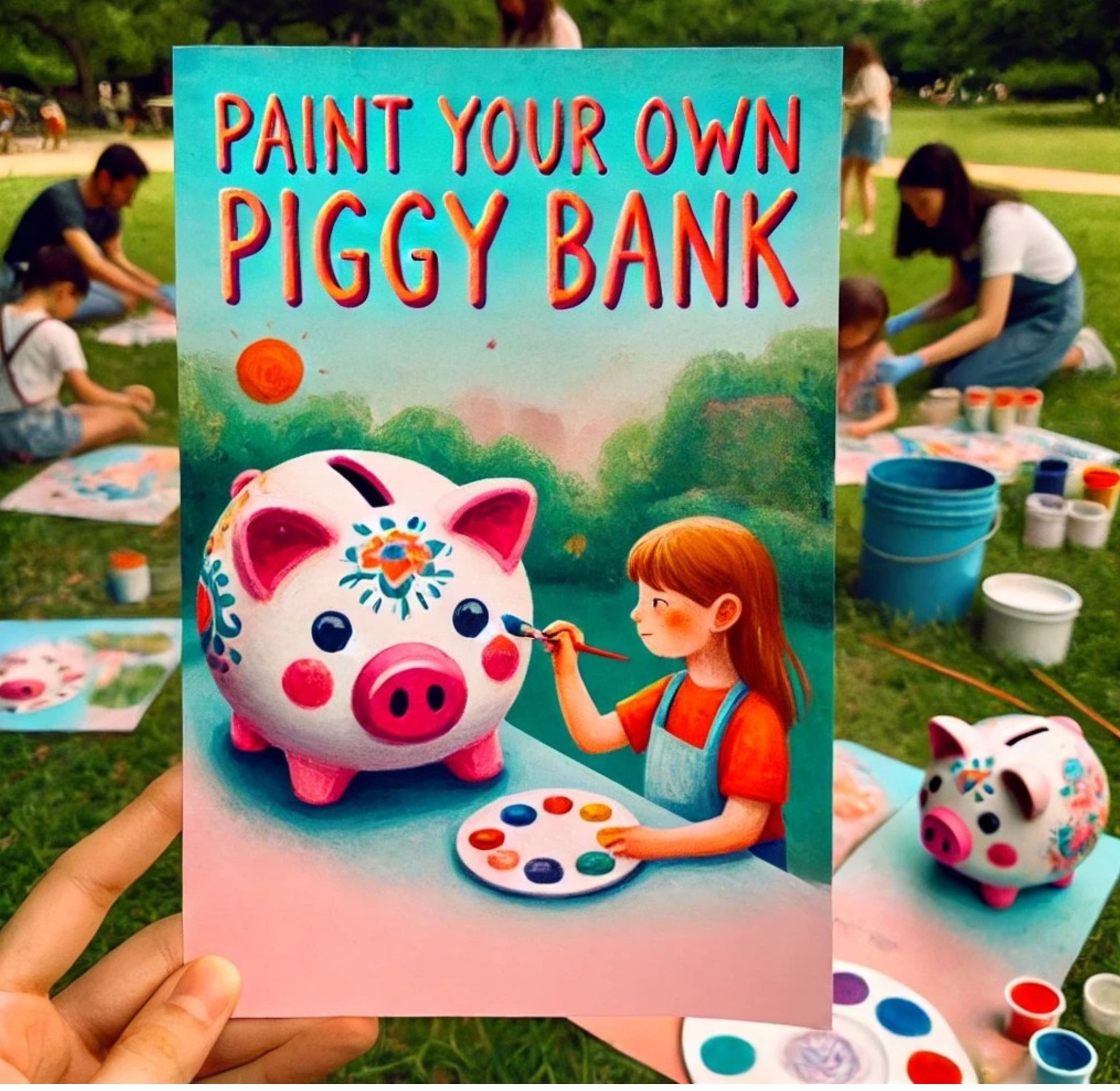 Paint Your Own Piggy Bank Photo