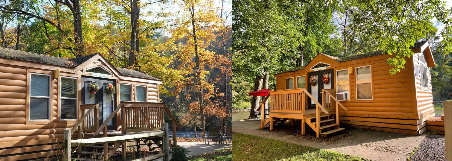Creekside Large Deluxe Lodge #77 & #78