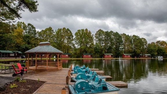 Paddle Boats in Hiawassee Georgia | Hiawassee KOA Holiday