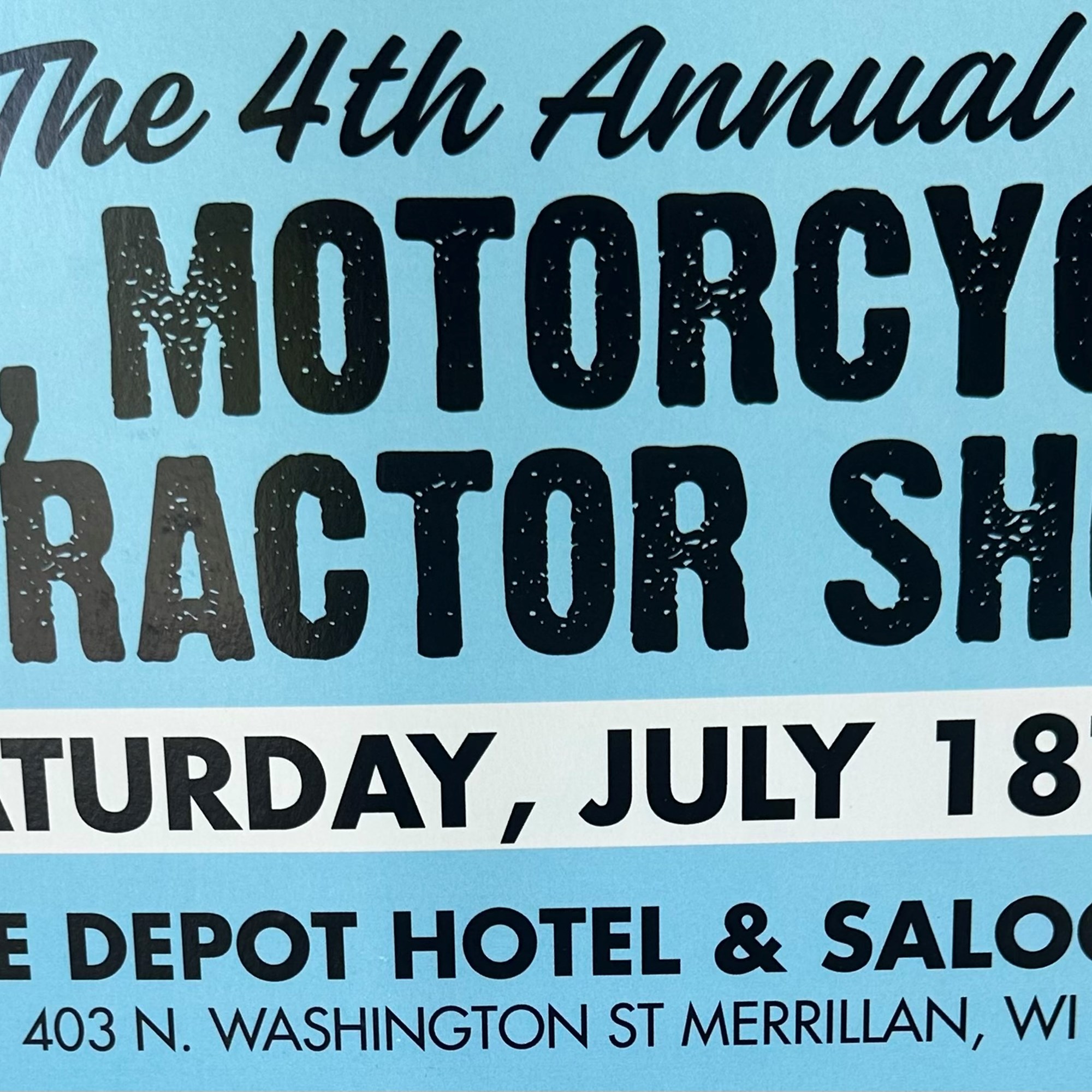 The 4th Annual Car, Motorcycle, and Tractor Show Photo