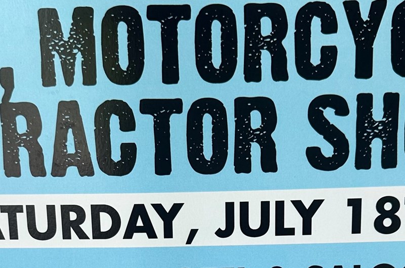 The 4th Annual Car, Motorcycle, and Tractor Show Photo