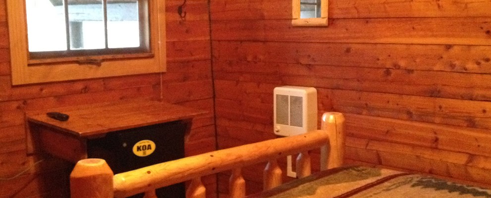 Couples Camp Cabin Interior