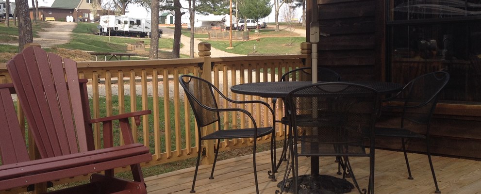 Scenic View Couples Cabin Deck