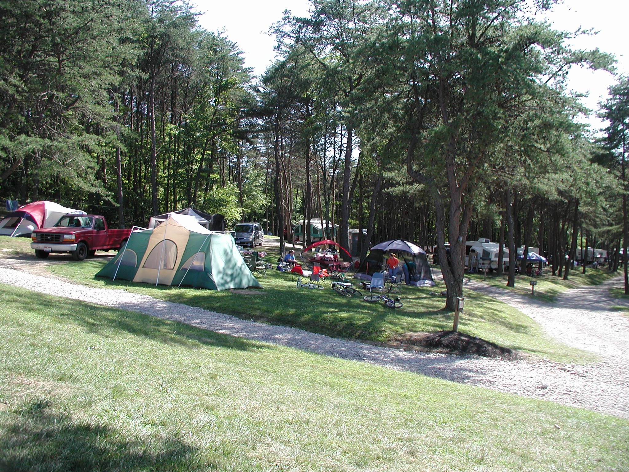 Electric Tent Site - By Baths