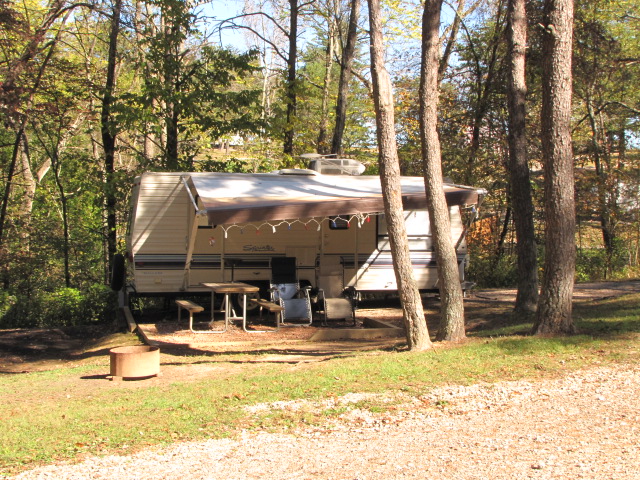 Back In Water/Electric Site with Red Rock Patio