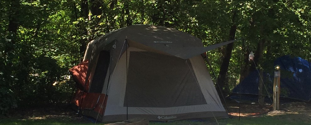 Electric Tent Site - By Baths