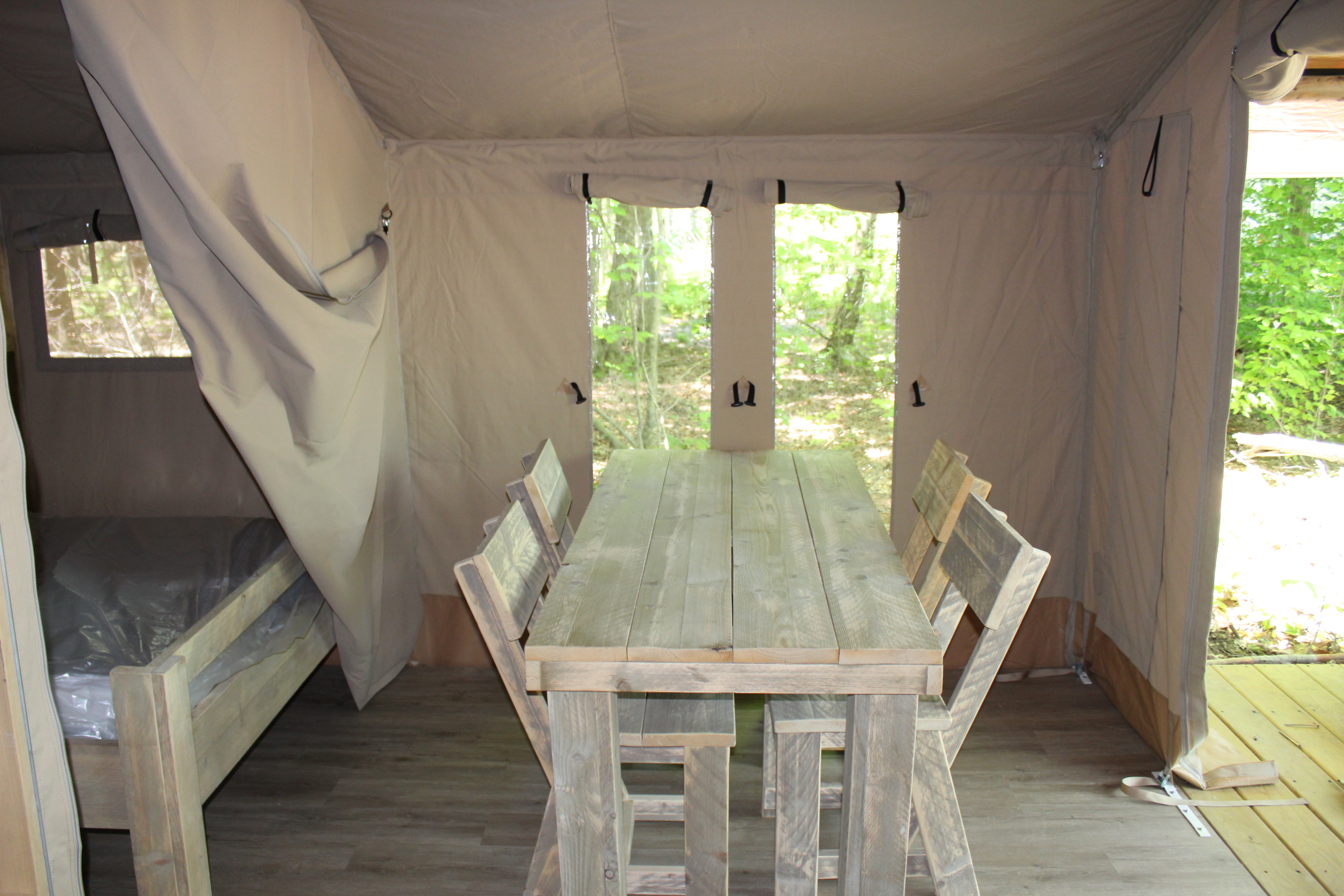Glamping Tent Table