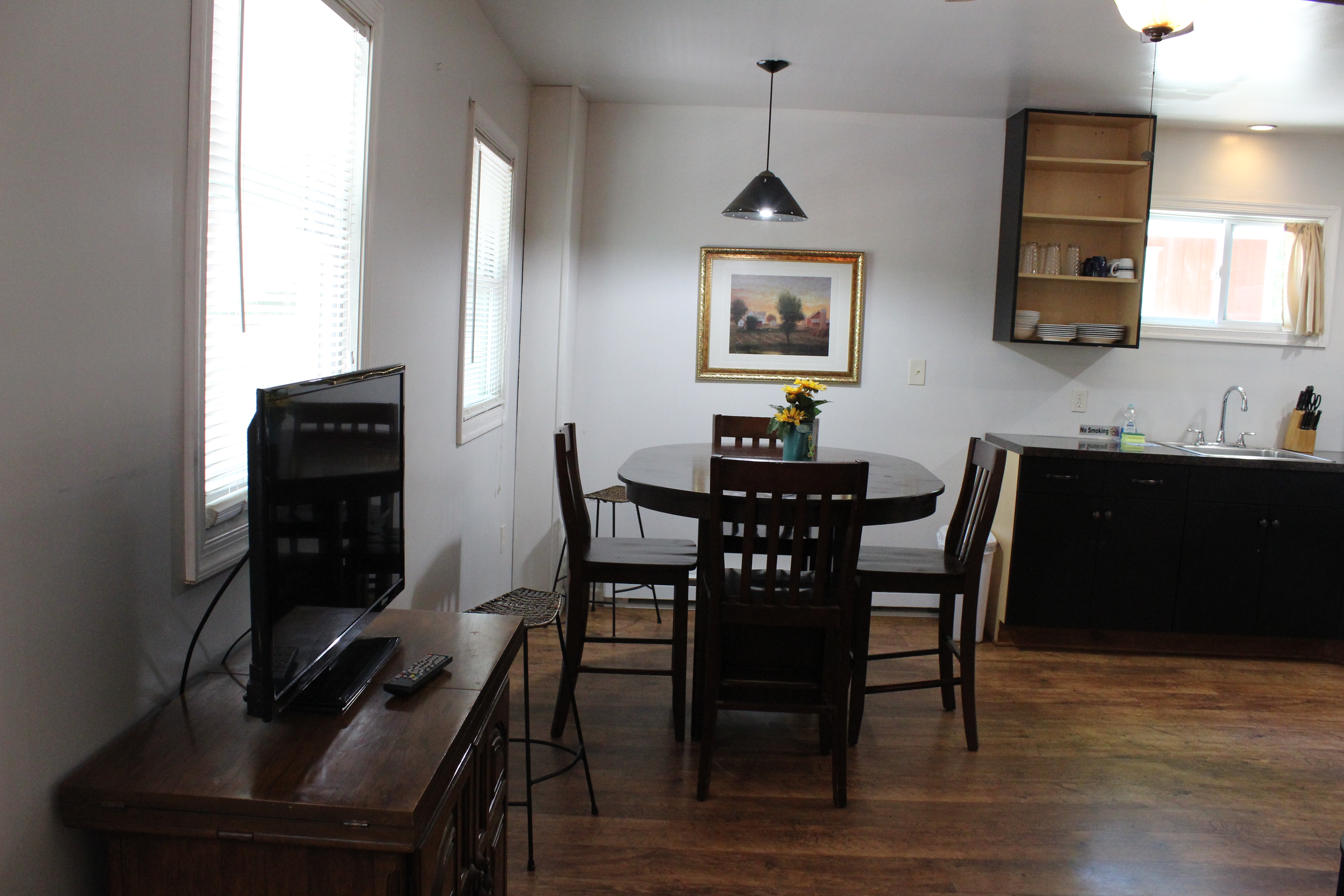Barn - Kitchen & living area