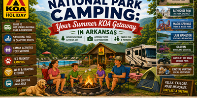 Your Summer KOA Getaway in Arkansas