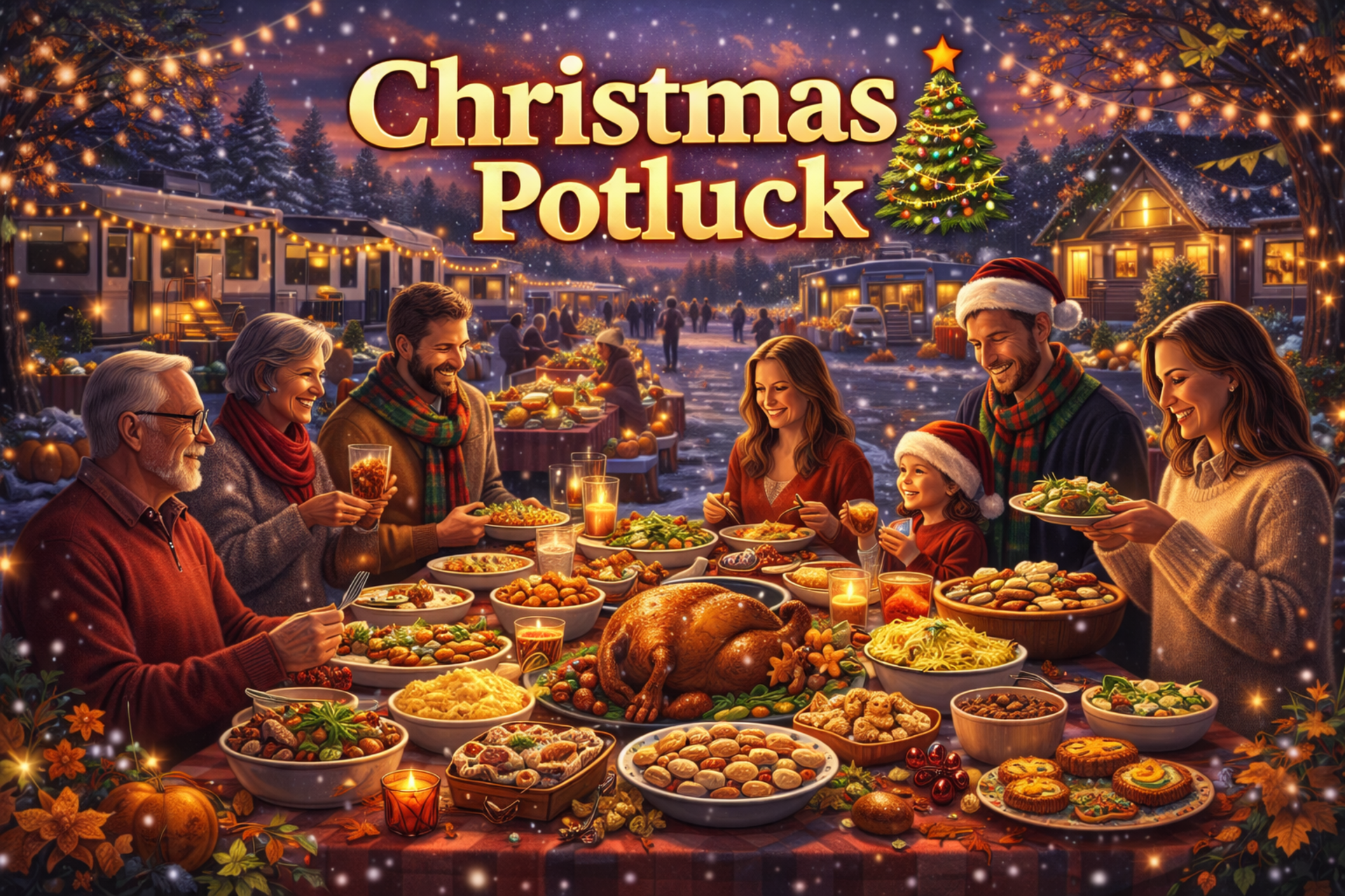 Christmas Potluck Photo