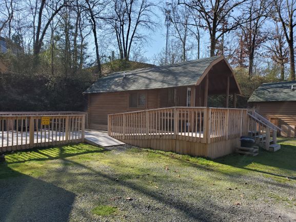 Deluxe Cabin - Camping Cottage
Accessible - Sleeps Three