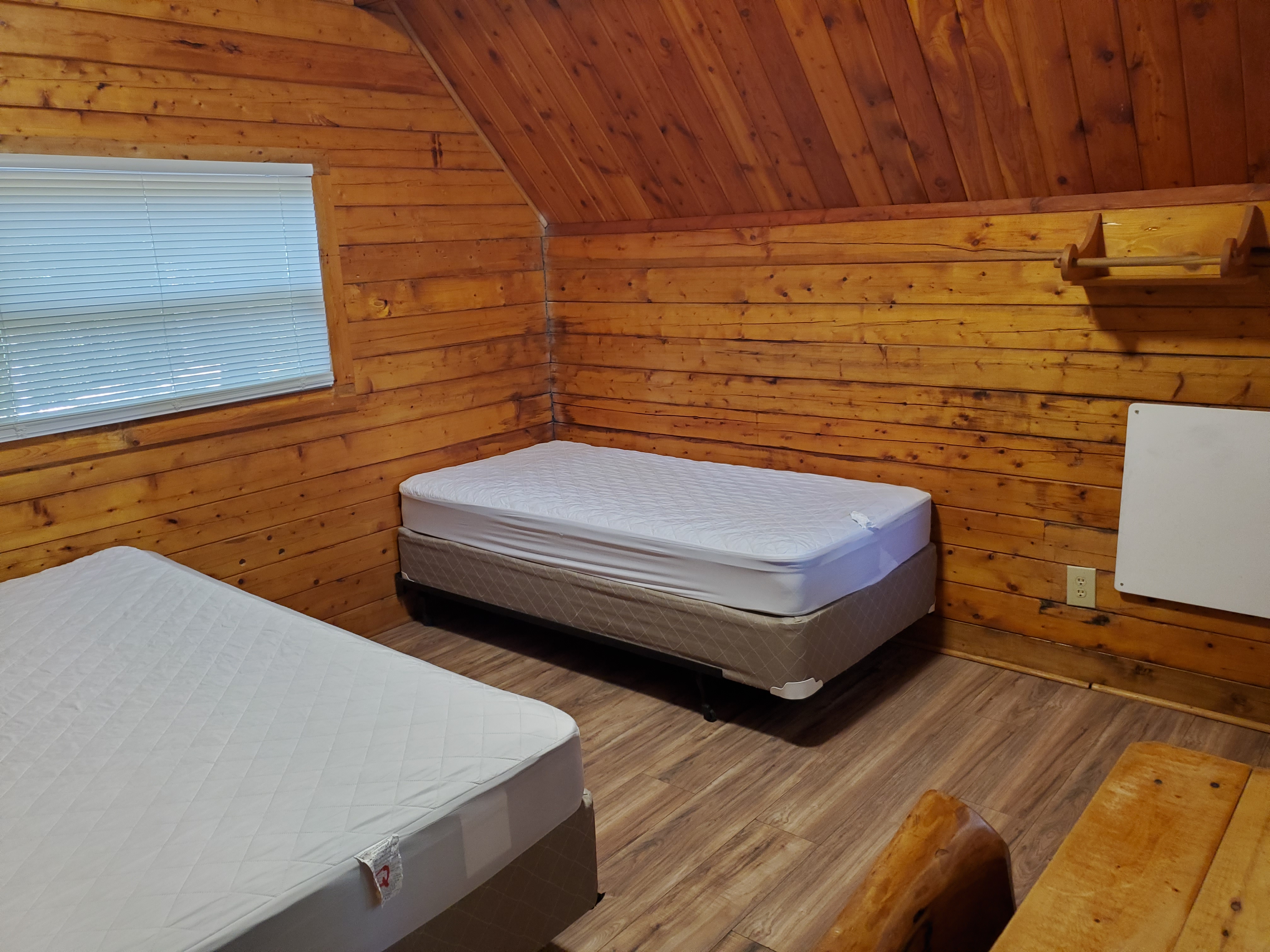 Inside space of Camping Cabin