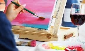 Wine and Paint Weekend Photo