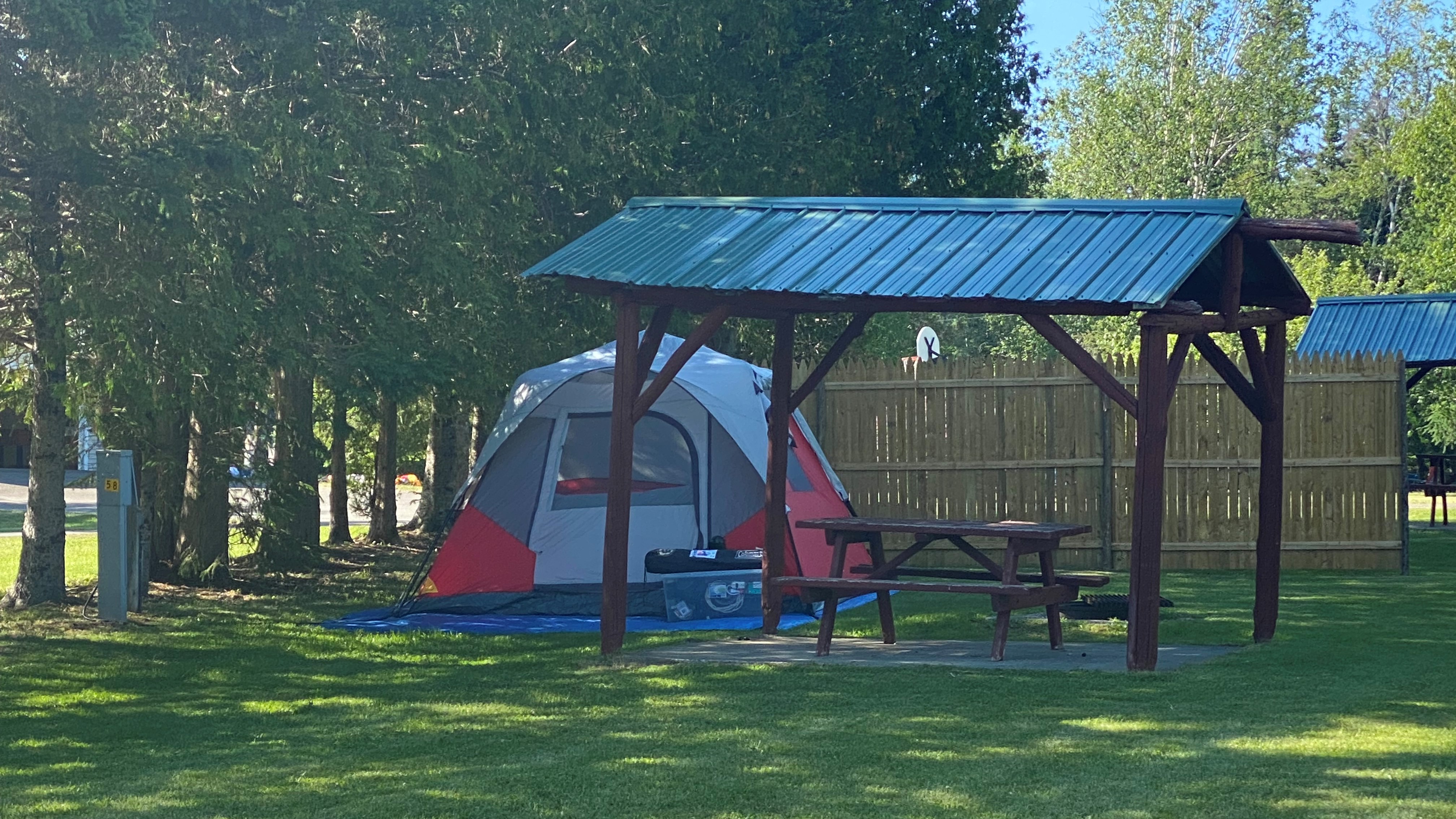 Deluxe Tent site without tent pad