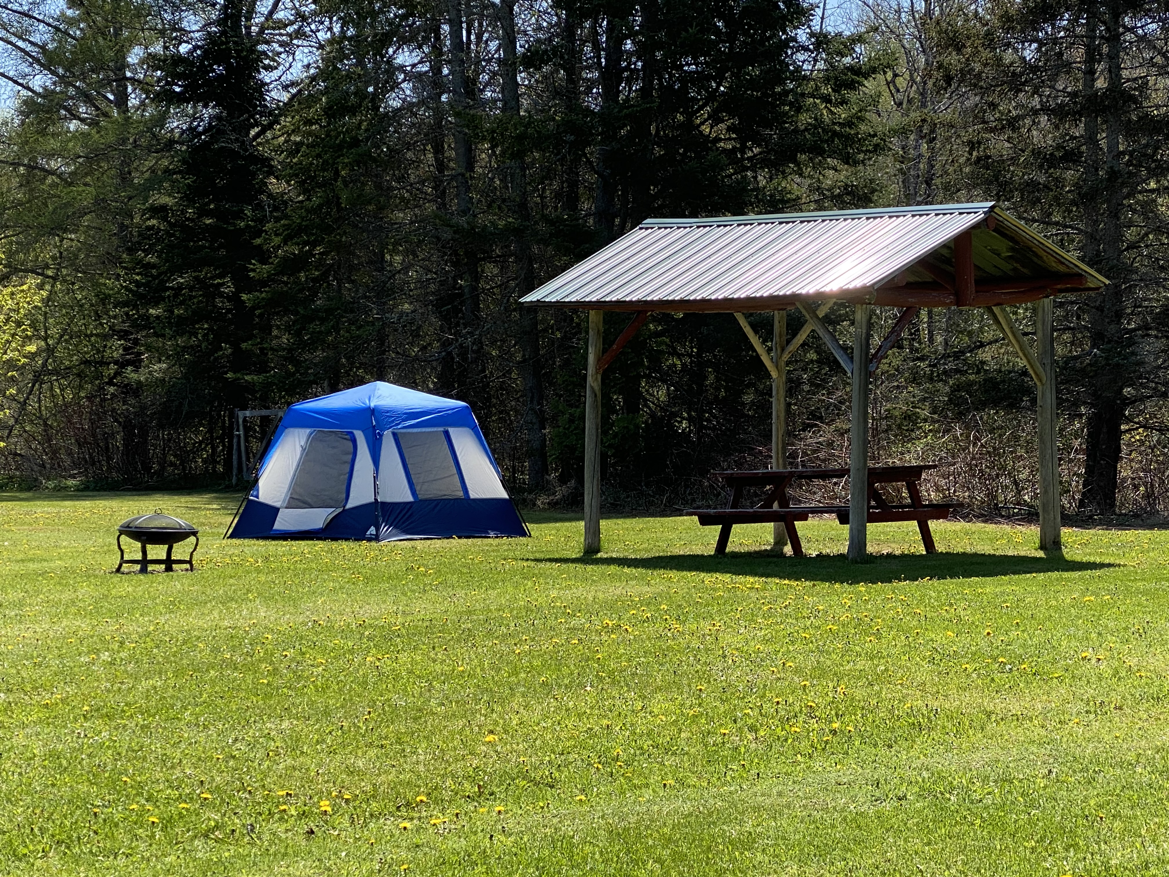 Tent site no hook up