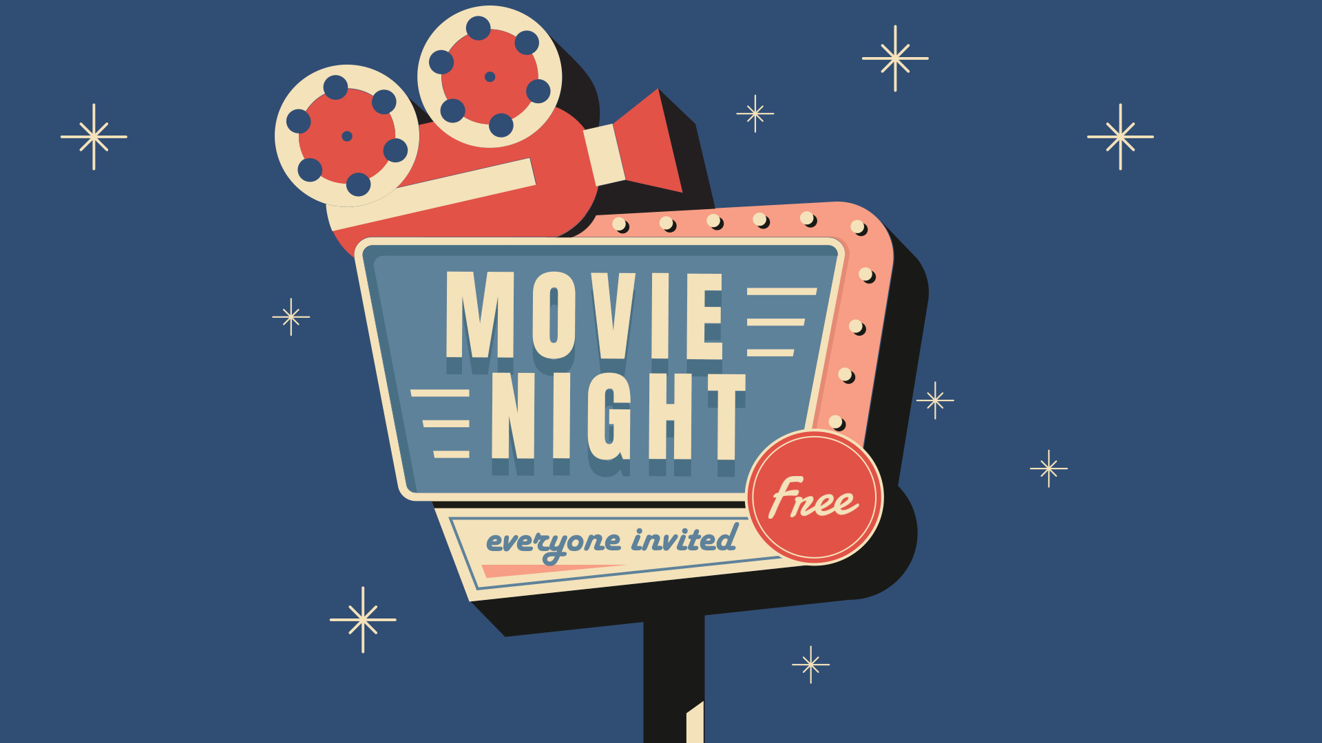 Family Movie Night Photo