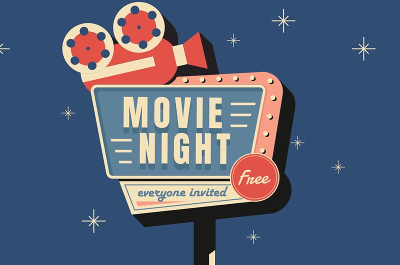 Family Movie Night Photo