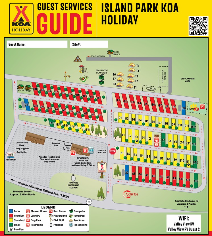 Campground Site Map