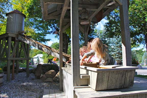 Mining Sluice 1000 Islands Ivy Lea KOA Campground