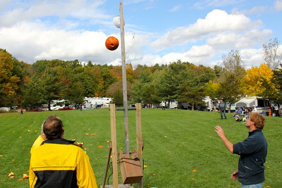 Flying Pumpkins 1000 Islands Ivy Lea KOA Campground