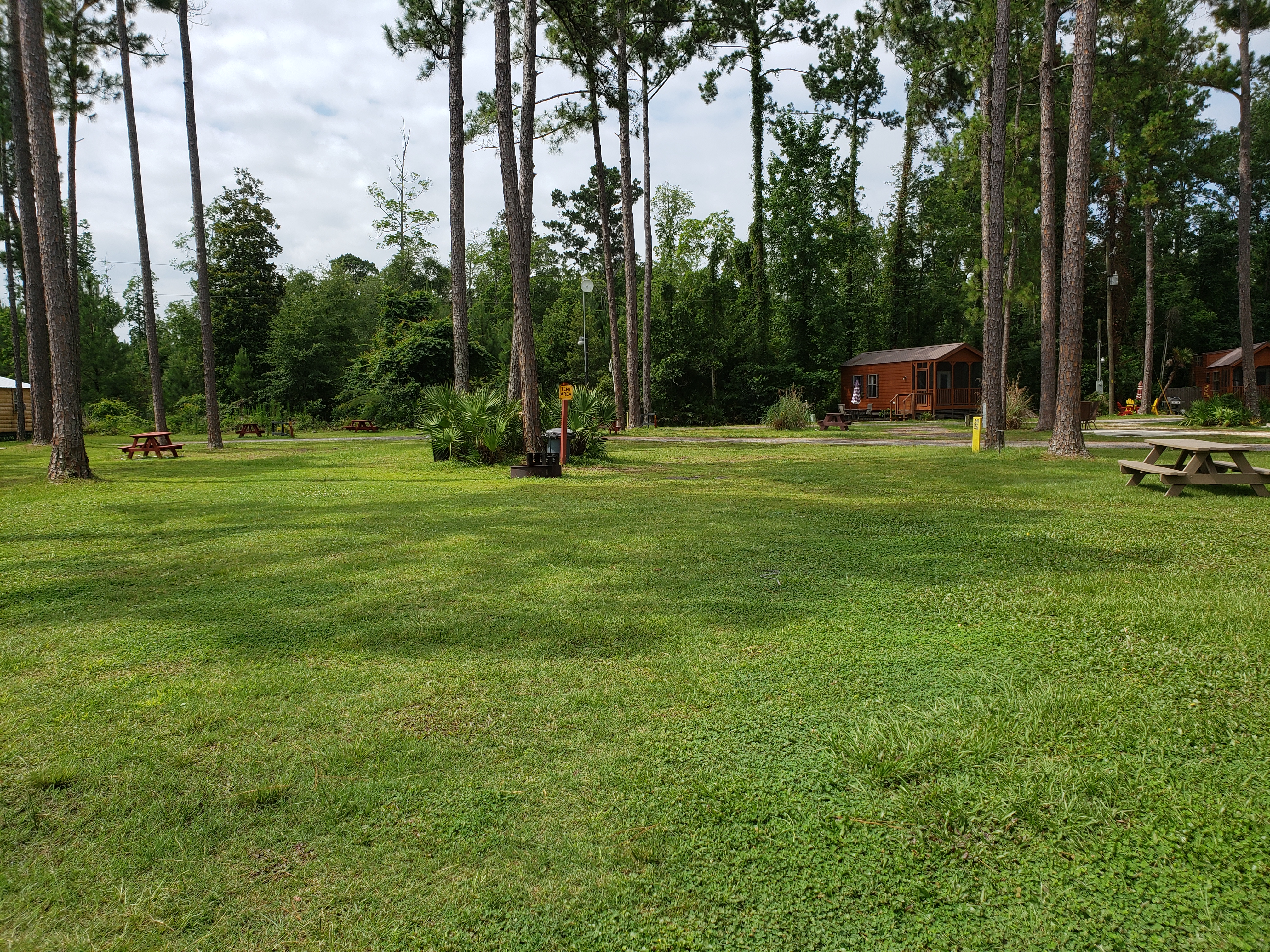 Group tent sites
