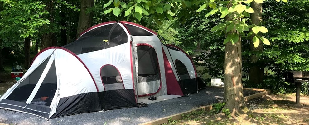 creekside tent site with electric only