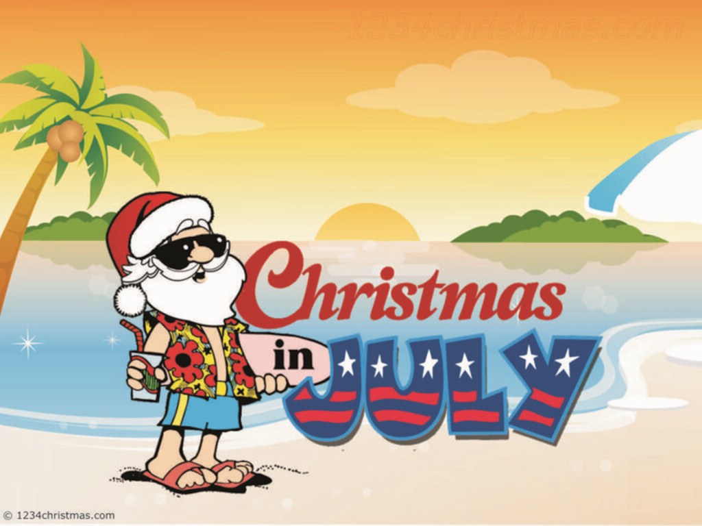 Christmas in July at our KOA!