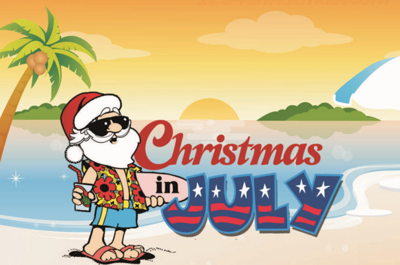 Christmas in July at our KOA! Photo