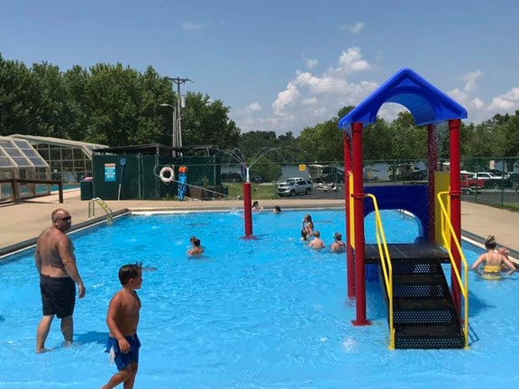 Zero Entry Splash Pool