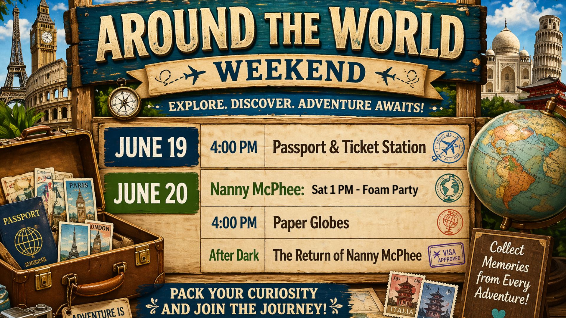 Around the World Weekend Photo