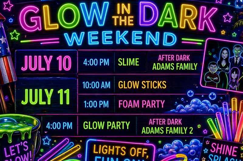 Glow in the Dark Weekend Photo