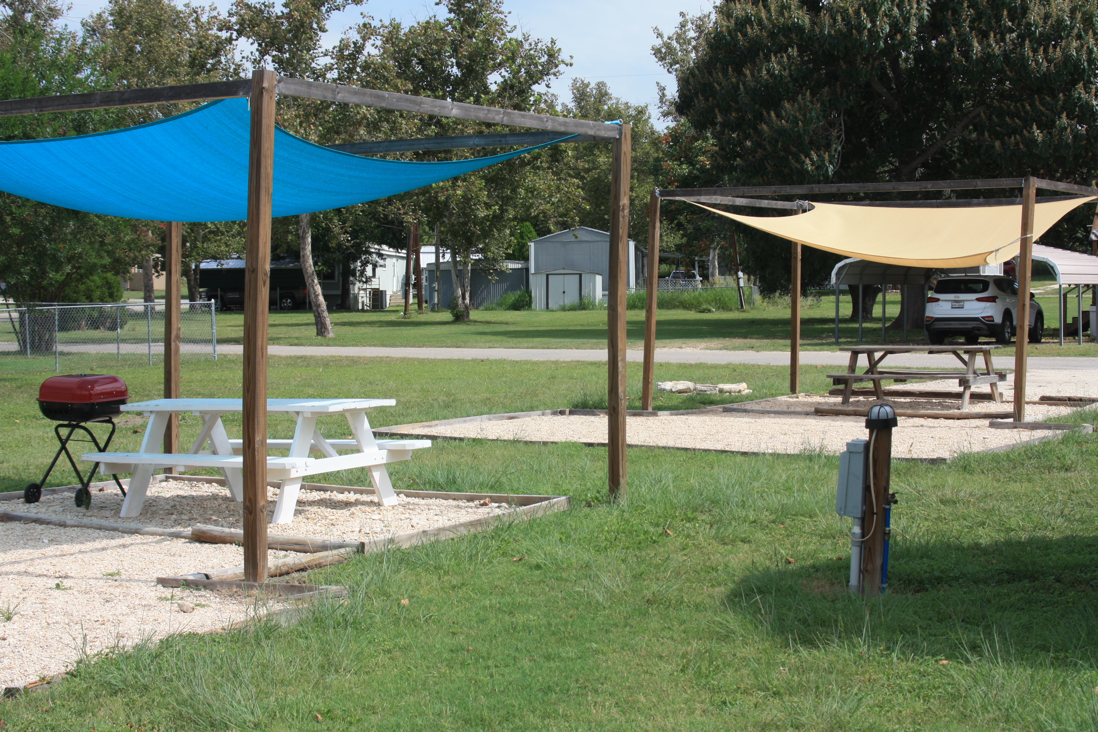 Deluxe Water & Electric Tent site.