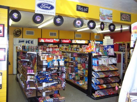 Enjoy our classic Route 66 Office, Gifts and Pantry