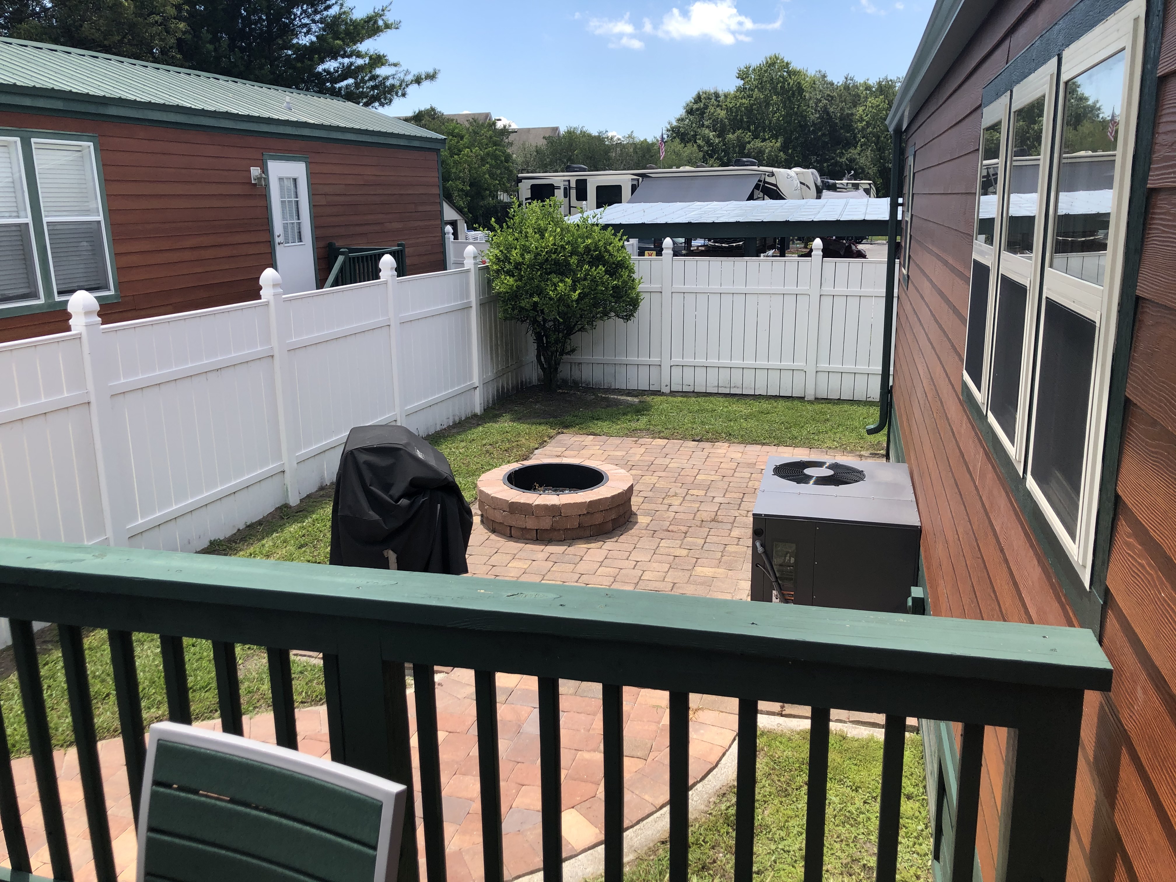Gas grill and Fire pit Patio