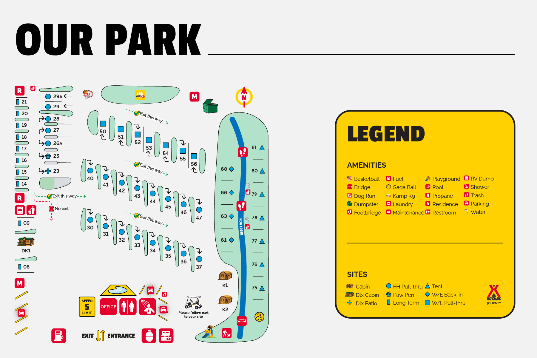 Campground Site Map