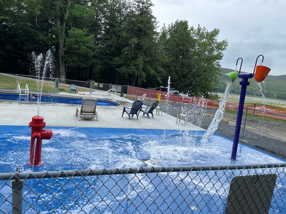 Splash pad/ Pool area