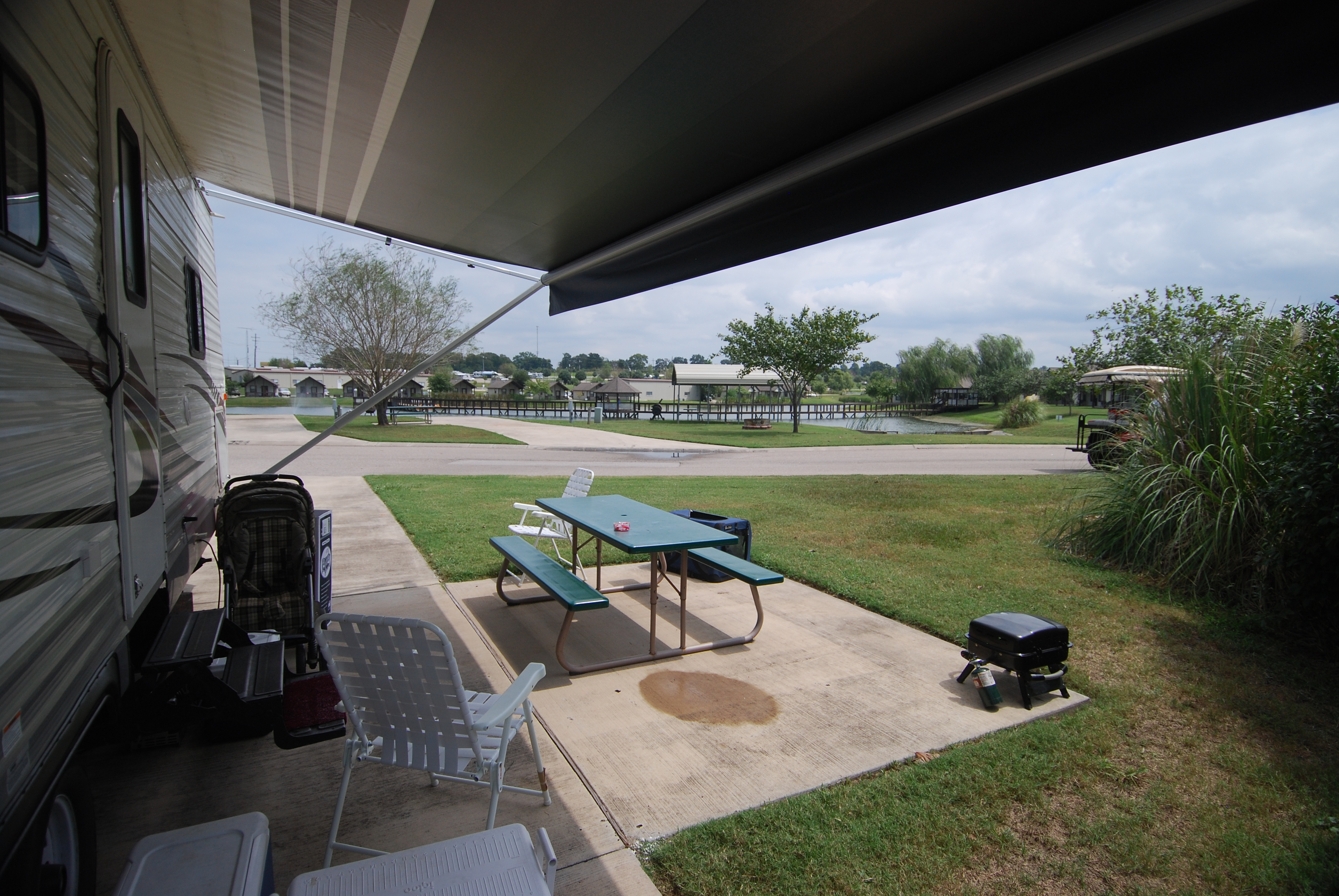 Back in sites with view of lake