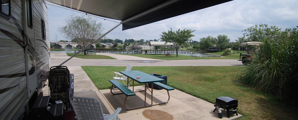 Back in sites with view of lake