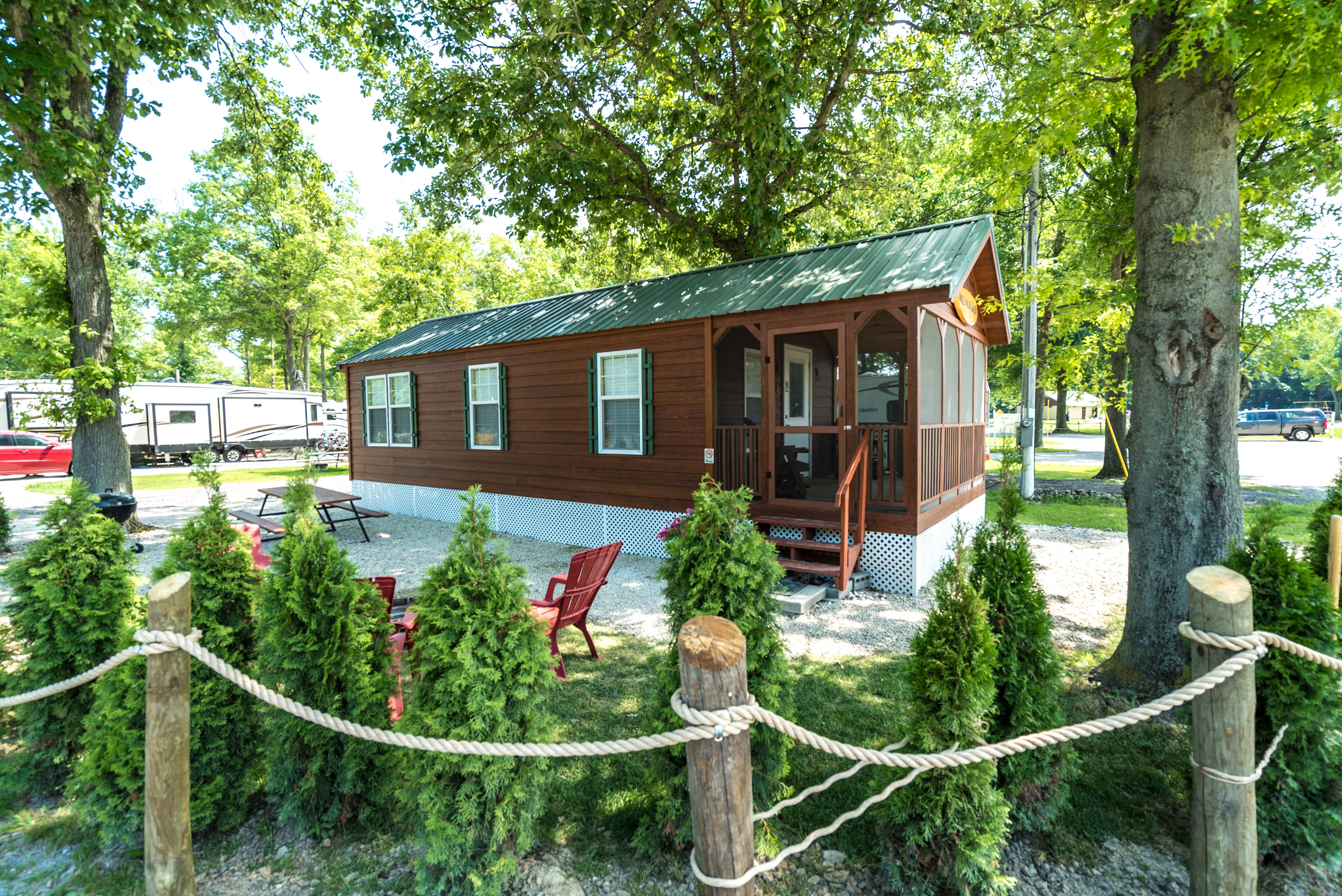 Deluxe Camping Cabin