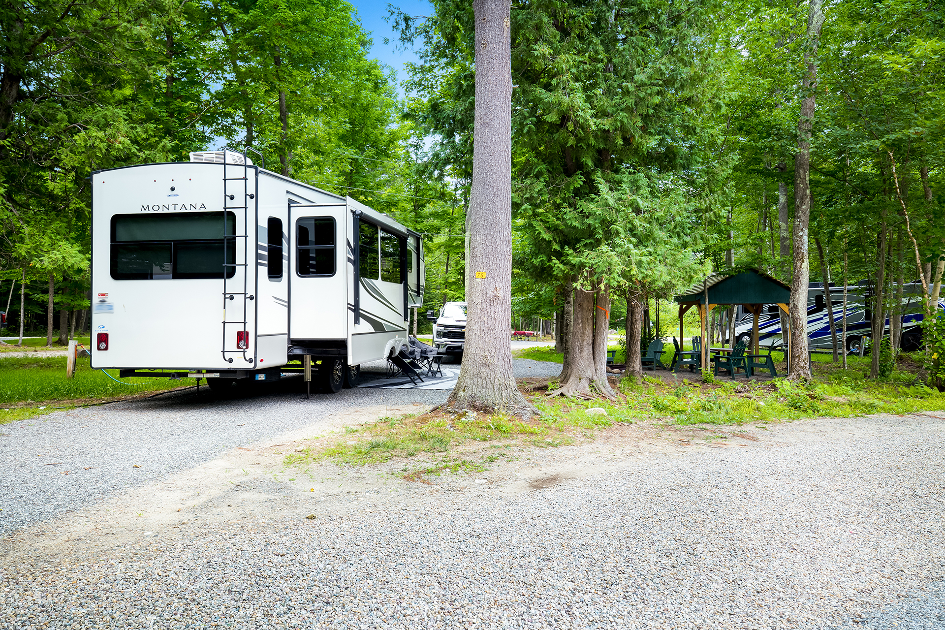 RV 75, Pull-Thru 50/30 AMPS FHU, Pavilion